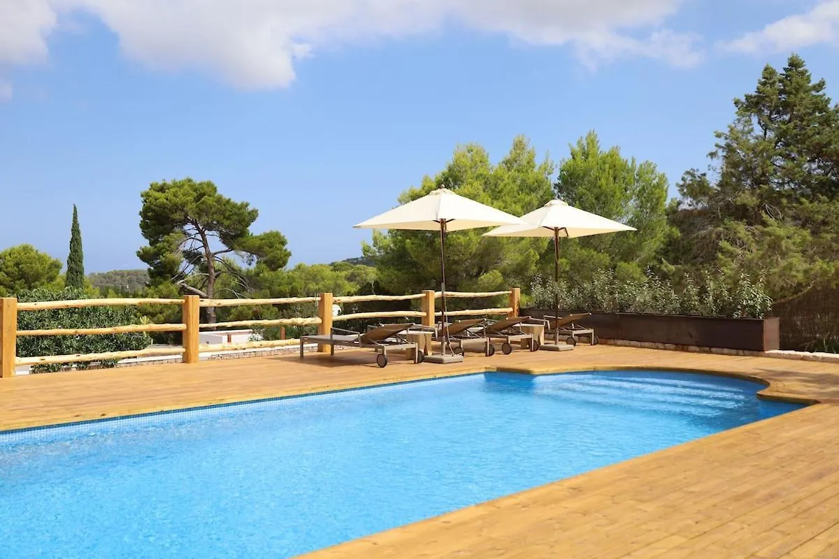 Villa Can Rafel Is A 5 Minute Walk From The Beach Amazing View Calm Area Renewed 100 Porcien On 2024 Pool Ac San José
